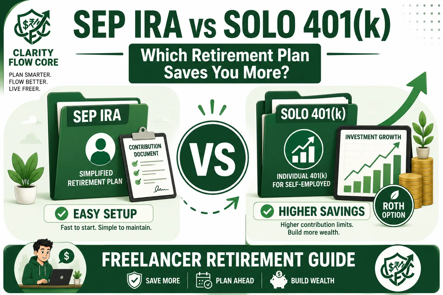 Retirement savings options for freelancers